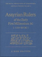 Assyrian Rulers of the Early First Millenium I (1114-859 BC) -Grayson- Hardcover