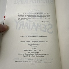 Pet Sematary by Stephen King Doubleday 1983 (Y43 Gutter Code)