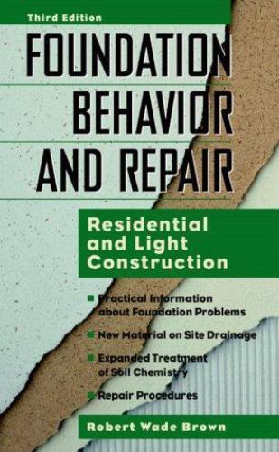 Foundation Behavior and Repair: Reside- Robert Wade Brown, 0070082049, hardcover