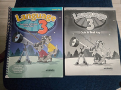 ​Abeka Language 3 Worktext Teacher Key and Quiz / Test Key Set Free Shipping