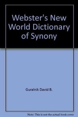 Webster’s New World Dictionary of – Paperback, by Guralnik David B. – Acceptable
