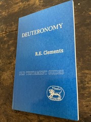 Deuteronomy by R. E. Clements (1989, Uk-Trade Paper)