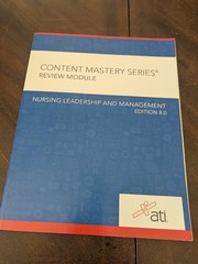 ATI Content Mastery Series Review Modules – 4 Books – RN Nursing 2019