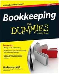 Bookkeeping For Dummies (For Dummies Series) – paperback Epstein, Lita