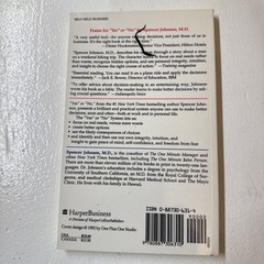 Yes or No : The Guide to Better Decisions by Spencer Johnson (1993, Trade…