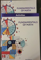 BJU Press 7th grade Math Student Workbook & Activities Book 3rd Edition