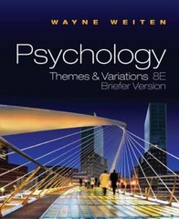 Psychology: Themes and Variations, Briefer Edition (with Concept Charts)…