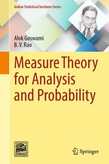 Measure Theory for Analysis and Probability by Goswami