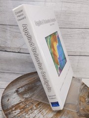 Applied Behavior Analysis (2nd Edition) John Cooper Hardcover Book