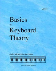 Basics of Keyboard Theory – Sheet music, by Julie McIntosh Johnson – Very Good h