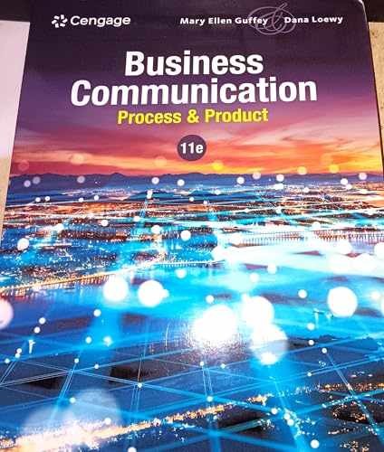 Business Communication: Process – Hardcover, by Guffey Mary Ellen; – Very Good u