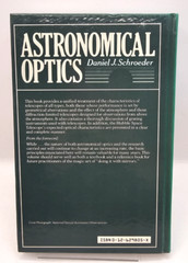 Astronomical Optics Daniel J Schroeder 1987 Hardcover