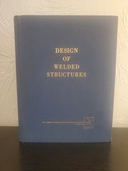 Design Of Welded Structures Omer Blodgett 1968 Hardcover Arc Welding Foundation