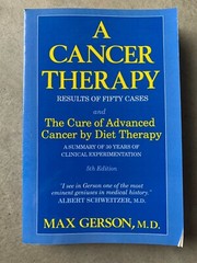 A Cancer Therapy by Max Gerson – Paperback Book