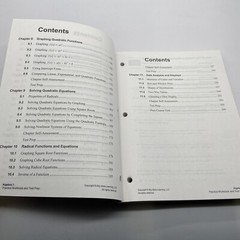 Algebra 1 with CalcChat & CalcView Practice Workbook and Test Prep