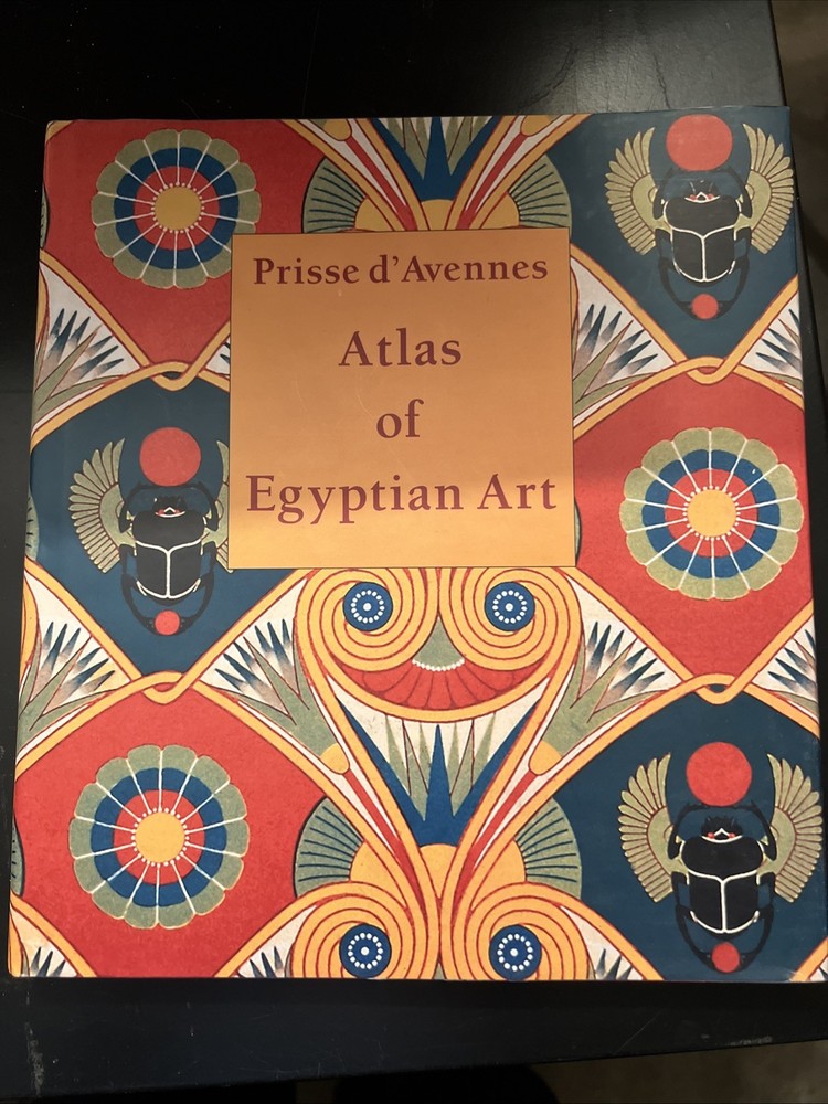 Atlas of Egyptian Art by E. Prisse D’Avennes (2000, Hardcover) Like New B1