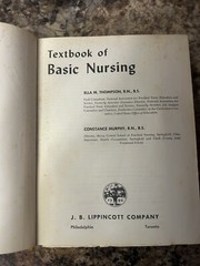 Textbook Of Basic Nursing Ella Thompson Constance Murphy 1966 6th Printing