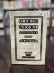 1999 1st Ed. Southern Unionist Pamphlets and the Civil..by Jon L. Wakelyn. 2-1