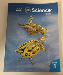 Grade 1 HMH Into Science Texas Workbook-Pre-owned but clean~$2 SHIP