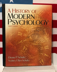 A History of Modern Psychology 9th Edition by Duane P Schultz
