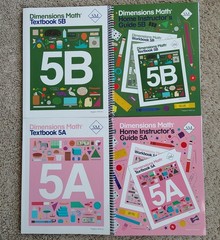 Dimensions Math 5A 5B Textbooks Instructors Guides Singapore Math