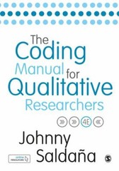 The Coding Manual for Qualitative Researc- paperback, 1529731747, Johnny Saldaña