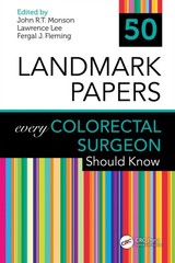 50 LANDMARK PAPERS EVERY COLORECTAL SURG by John R.T. Monson Paperback Self Help
