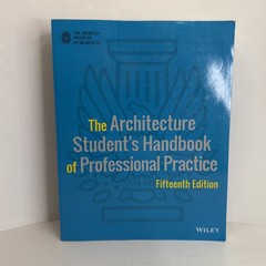 The Architecture Student’s Handbook of Professional Practice Book Wiley 15th Ed.