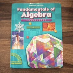 Sadlier-Oxford Fundamentals of Algebra Sourcebook Progress in Mathematics 1998