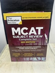 THE PRINCETON REVIEW: MCAT SUBJECT REVIEW 3rd Edition – 6 Books Only