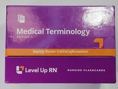 Level Up RN Medical Terminology Flashcards – 3rd Edition – READ DESCRIPTION!!
