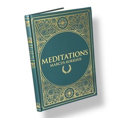 Meditations by Marcus Aurelius Hardcover Collectible Deluxe Gift Decor Book