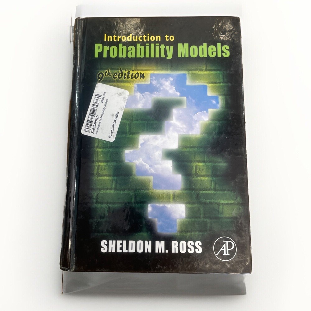 Introduction To Probability Models Textbook By Sheldon M. Ross – Hardcover VG+