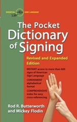 The Pocket Dictionary of Signing Paperback Rod R., Flodin, Mickey
