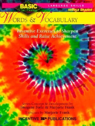Words Vocabulary BASICNot Boring 6-8: Inventive Exercises to Sharpen – GOOD