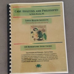 Lotus Health Institute LHI Homeopathic Study Course Seminar Notes Workbook 2006