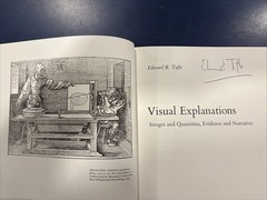 Visual Explanations by Edward R. Tufte hc SIGNED