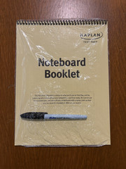 Used 2023-2024 Kaplan Mcat study book set, including notebook booklet
