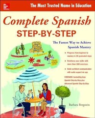 Complete Spanish Step-by-Step – Paperback, by Bregstein Barbara – New d