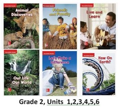 Reading Wonders Decodable Readers set Grade 2 Unit 1, 2,3,4,5, 6 NEW 6 books