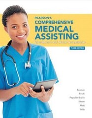 Pearson’s Comprehensive Medical Assisting by Helen Mills, Lorraine…