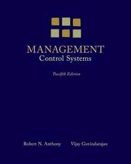 Management Control Systems (Irwin Accounting) – Hardcover – GOOD