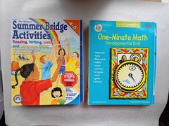 Big Lot of Clean, Like-New Elementary Workbooks Homeschoolers, Summer, 11 Books