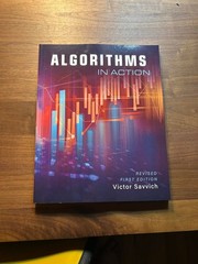 Algorithms in Action – Victor Adamchik, Cognella Academic Publishing, Paperback