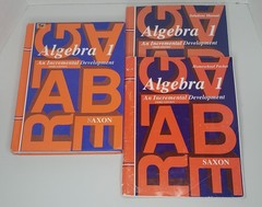 Saxon Math Algebra 1-Textbook, Solutions Manual, & Homeschool Packet **SEE DESC