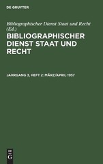 März/April 1957 (Hardback)