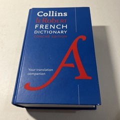 Collins Robert French Dictionary: Concise Edition – hardcover VG