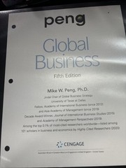 Global Business by Mike W. Peng (2022, Trade Paperback)