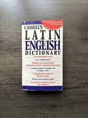 Cassell’s Concise Latin-English, English-Latin Dictionary by D. P. Simpson…