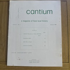Centrism A Magazine Of Kent Local History January 1969 Volume 1 No. 1